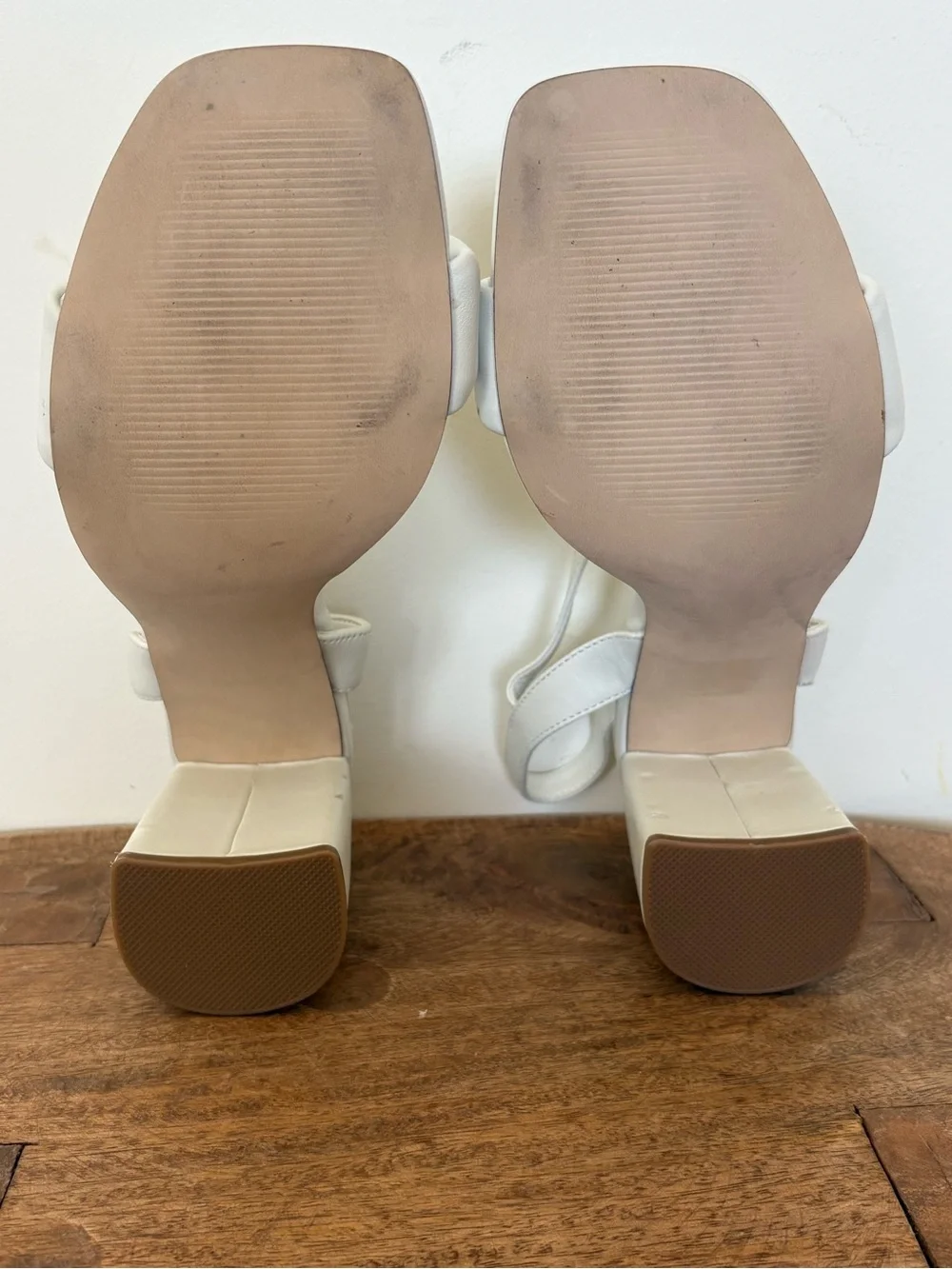 Steve Madden Mareena Ice Block Heel Sandals Size 8